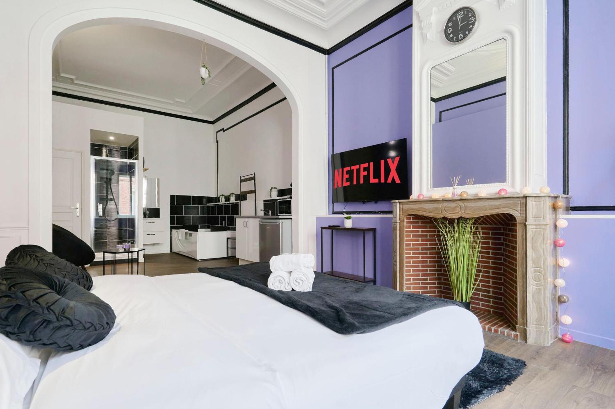 Apartament Ng Prestige - Lille L Roubaix Trichon - Balneo - Netflix - Wifi Zewnętrze zdjęcie