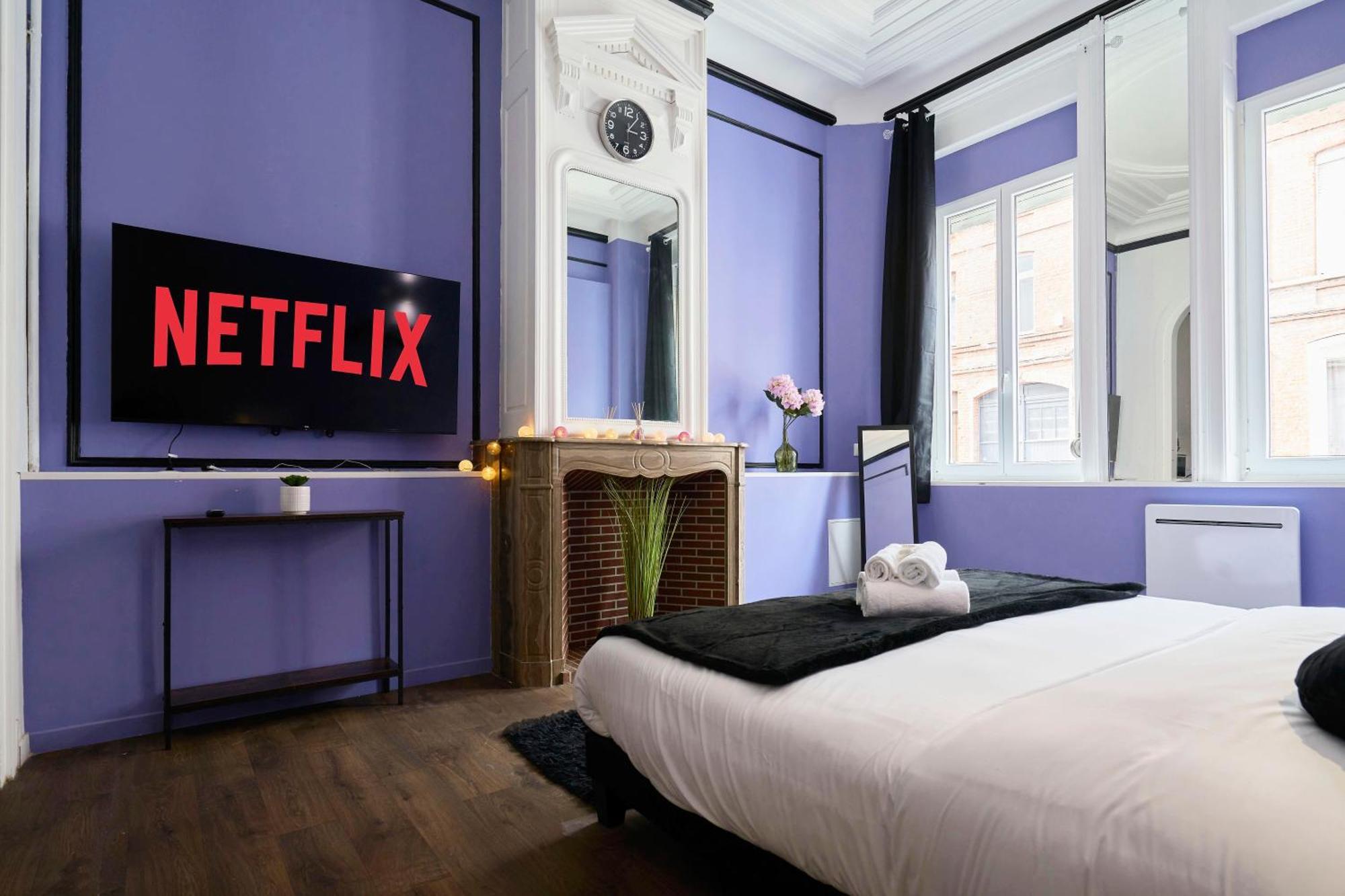Apartament Ng Prestige - Lille L Roubaix Trichon - Balneo - Netflix - Wifi Zewnętrze zdjęcie