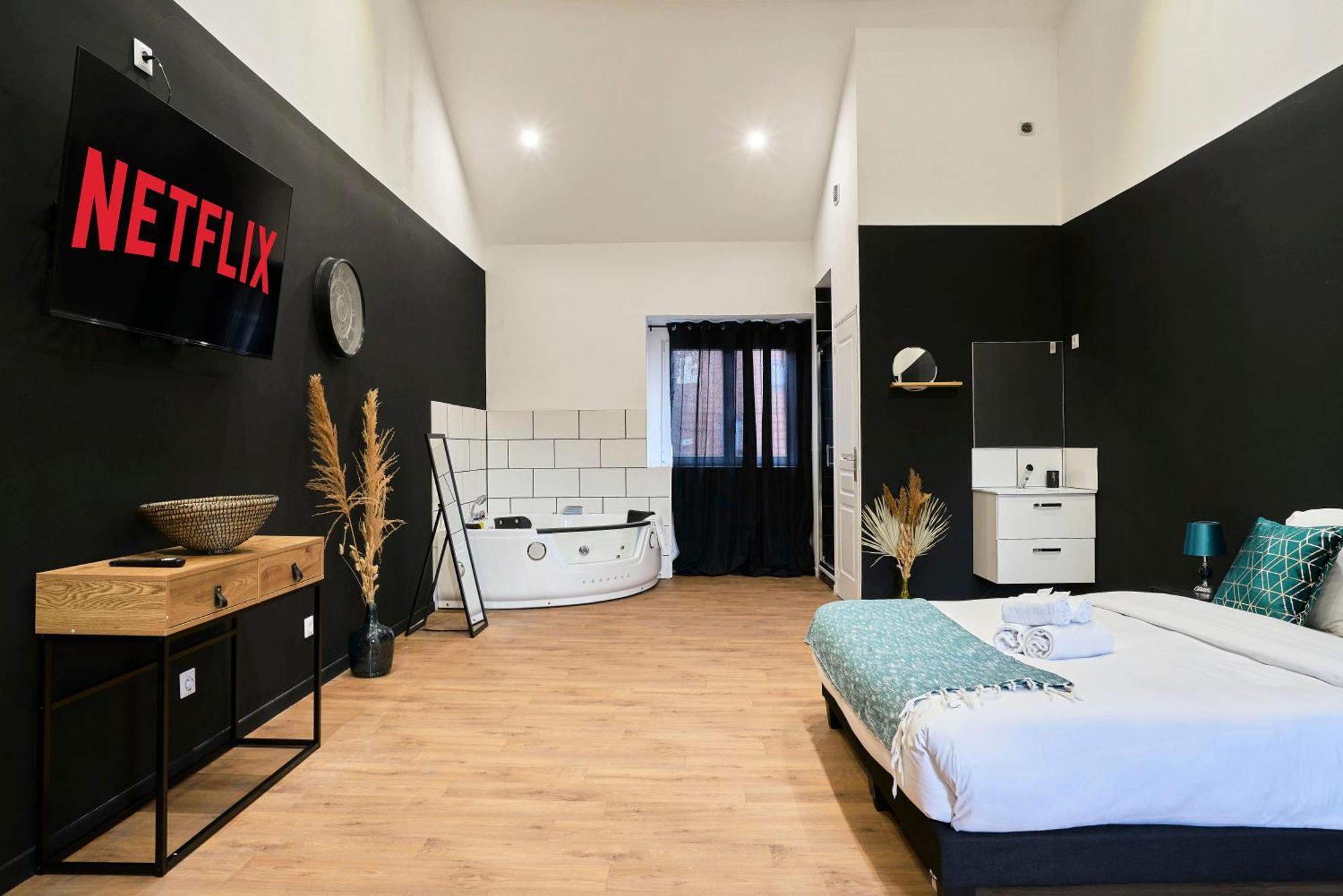 Apartament Ng Prestige - Lille L Roubaix Trichon - Balneo - Netflix - Wifi Zewnętrze zdjęcie