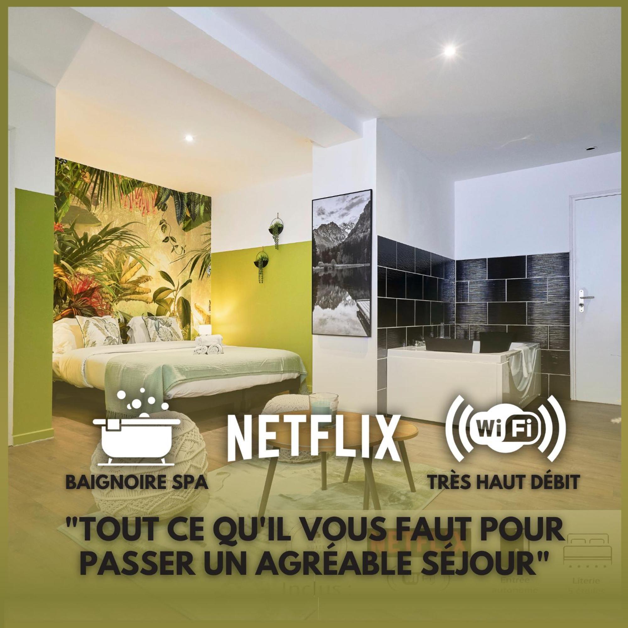 Apartament Ng Prestige - Lille L Roubaix Trichon - Balneo - Netflix - Wifi Zewnętrze zdjęcie