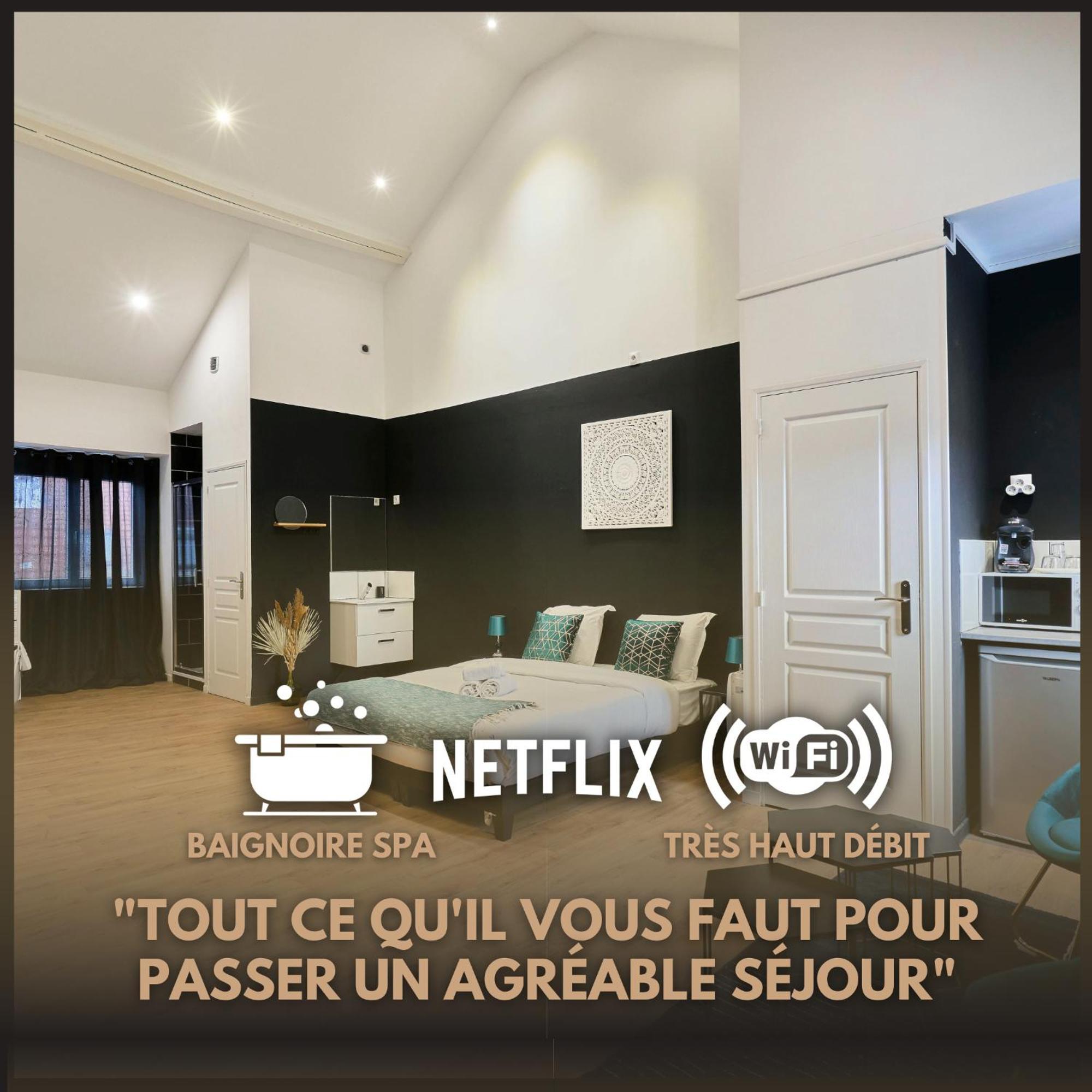 Apartament Ng Prestige - Lille L Roubaix Trichon - Balneo - Netflix - Wifi Zewnętrze zdjęcie